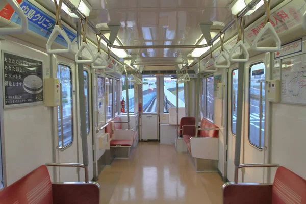 Intérieur Train Express Japonais Japon Pour Arrière Plan — Photo