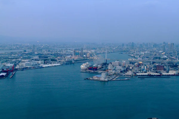 Une Industries Située Autour Une Baie Osaka — Photo