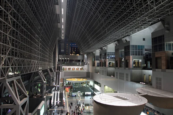 Kiotói Található Vasútállomás Szállítás — Stock Fotó