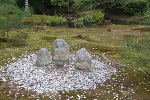 Ogród Zen Złoty Pawilon — Zdjęcie stockowe