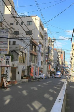 Shinsaibashi adlı Minamisemba sokak görünümü
