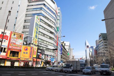 osaka Japonya gündüz Namba bölgede 