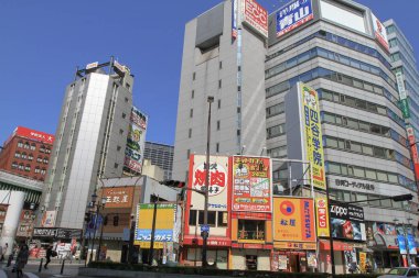 osaka Japonya gündüz Namba bölgede 