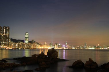 Hong kong balıkçılık Vadisi günbatımı, lei yue mun