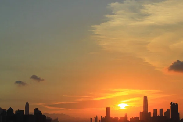 Hong Kong Skyline Východním Pohledu Ostrov — Stock fotografie