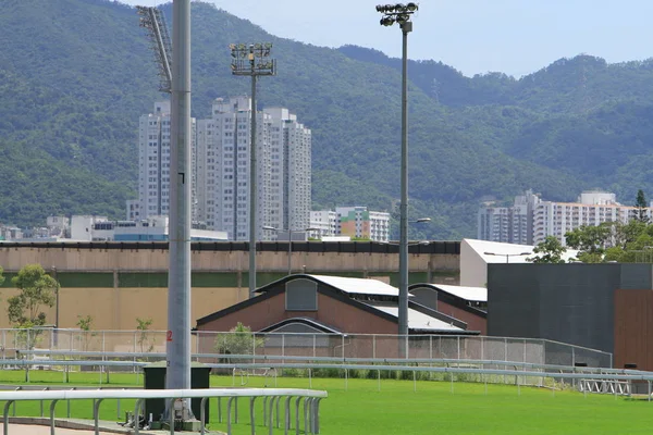 Una Carrera Caballos Hong Kong Jockey Club —  Fotos de Stock