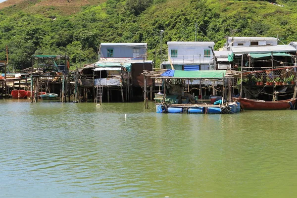 Los Residentes Tai Realizan Vida Diaria Sus Casas Zancos Interconectadas —  Fotos de Stock