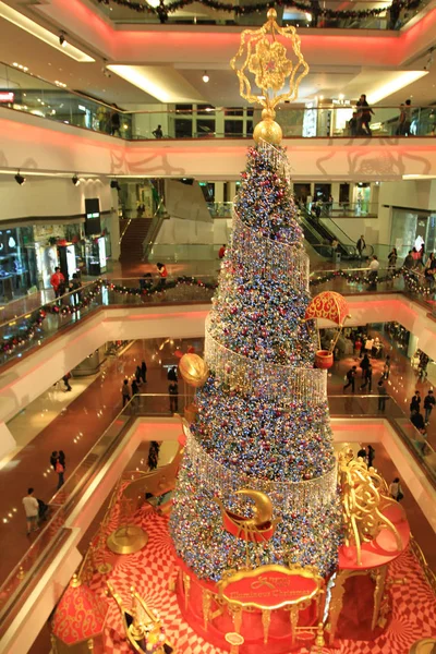 Árbol Navidad Centro Comercial Festival Walk 2010 —  Fotos de Stock