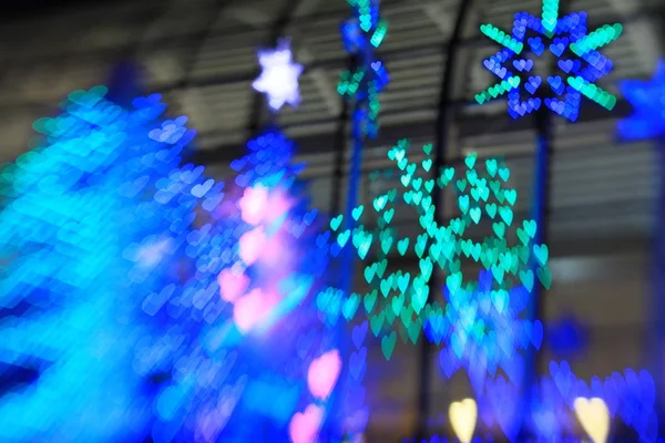 Abstract Terug Gemalen Lichten Kerst 2010 — Stockfoto