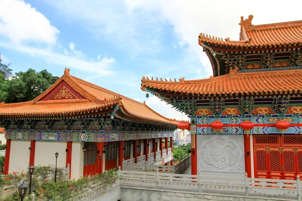 西方寺 香港のランドマークの仏教の僧院 — ストック写真