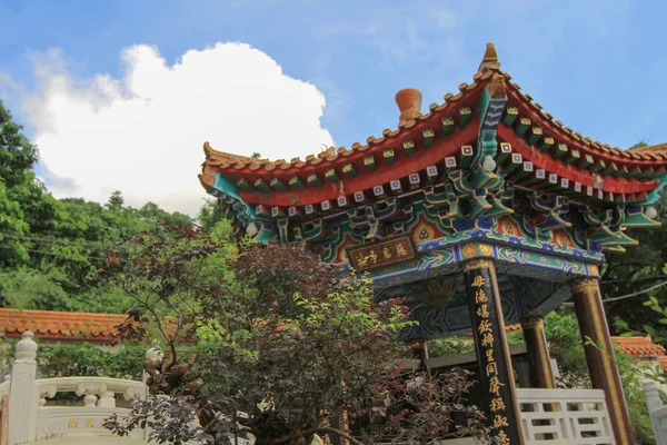 Западный Монастырь Знаменитый Буддийский Монастырь Гонконге — стоковое фото