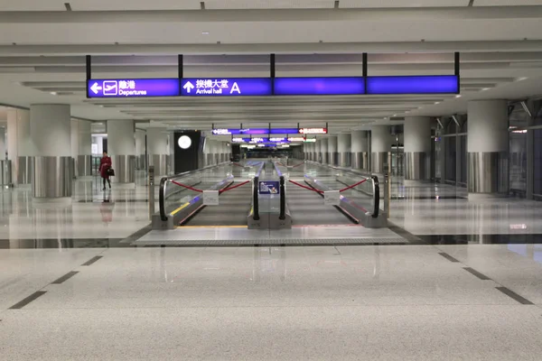 Aeroporto Está Localizado Ilha Chek Lap Kok 2010 — Fotografia de Stock