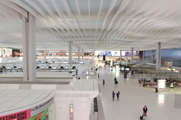 Der Flughafen Liegt Auf Der Insel Chek Lap Kok — Stockfoto