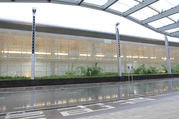 Aeroporto Está Localizado Ilha Chek Lap Kok — Fotografia de Stock