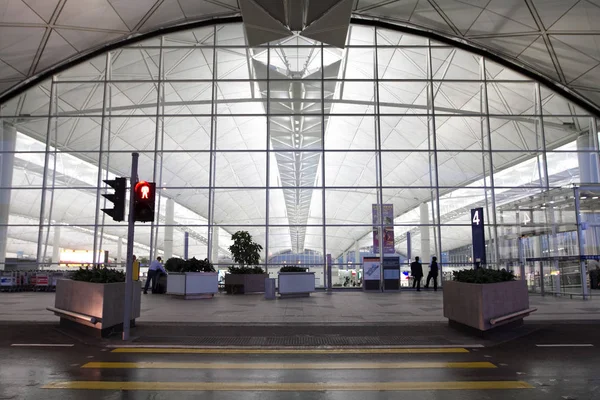 Αεροδρόμιο Βρίσκεται Σχετικά Νησί Του Chek Lap Kok Στο 2010 — Φωτογραφία Αρχείου