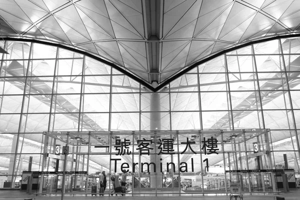 Luchthaven Ligt Het Eiland Van Chek Lap Kok 2010 — Stockfoto