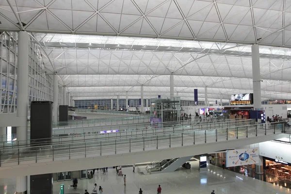 Luchthaven Ligt Het Eiland Van Chek Lap Kok 2010 — Stockfoto