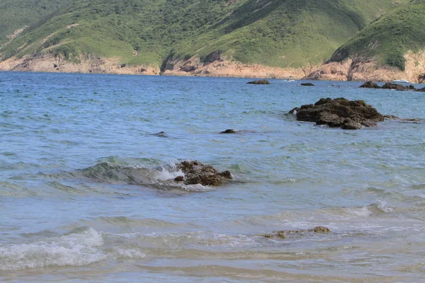 美丽的海滩在 Ikung — 图库照片