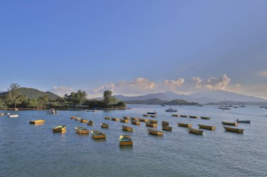 bir eğlence ve Tai Mei Tuk balıkçı tekneleri