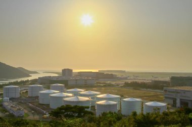 yakıt ikmali, yakıt deposu tankları karmaşık havaalanında