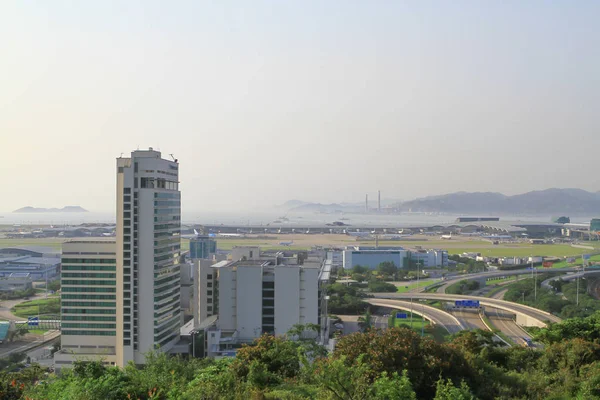 香港机场观景山景 — 图库照片