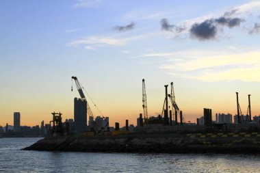 bir site yapım aşamasında, kai tak cruise terminal