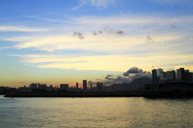 Victoria Harbor Hong kong.at 2010 arasında