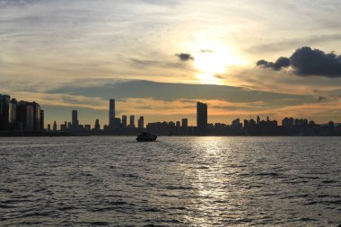 Quarry Bay Gezinti görünümü Kowloon yan