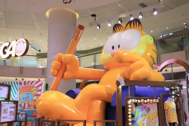 garfield kedi resmi mutlu gülümseme