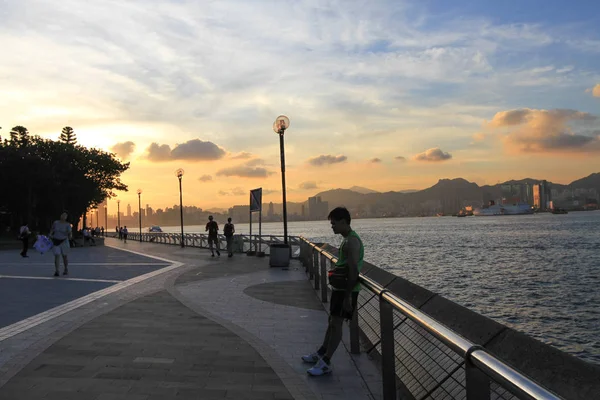 Promenada Quarry Bay Hong Kongu — Zdjęcie stockowe