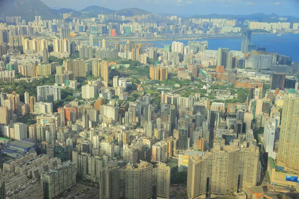 Kowloon Side View Hong Kong Isaland — Stock Photo, Image