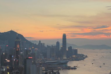 Victoria Harbour view İskoç Hill hk dan