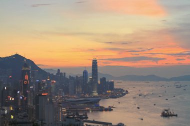 Victoria Harbour view İskoç Hill hk dan