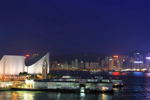 Hong 빅토리아 항구와 — 스톡 사진