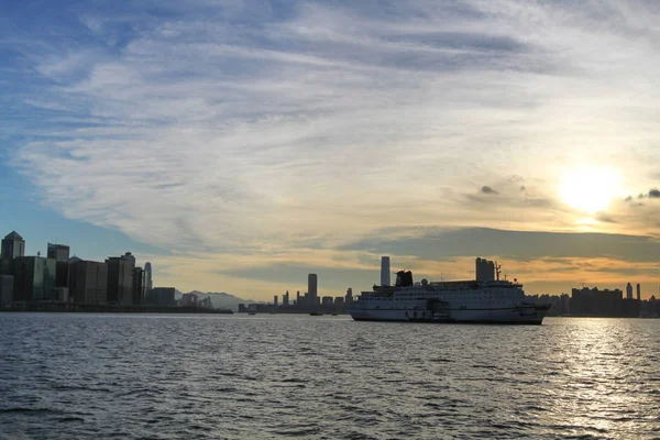 Λατομείο Bay Promenade Προβολή Πλευρά Kowloon — Φωτογραφία Αρχείου