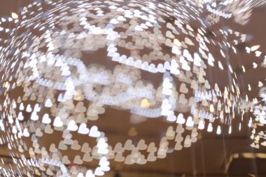 Bulanık ışıklar şeklinde