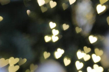 form og kalplerinde bulanık ışıklar.