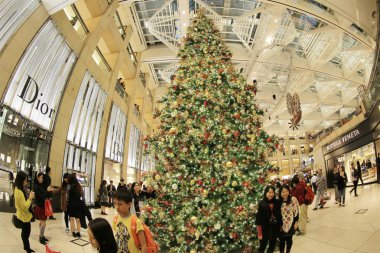  Hong Kong 2015 yılında Noel süsleri