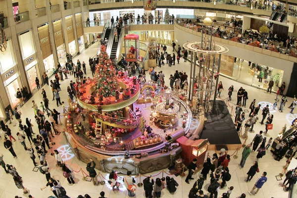 Las Decoraciones Navideñas Hong Kong 2015 — Foto de Stock