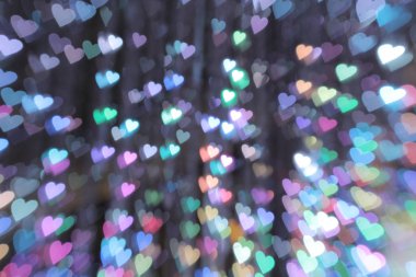 form og kalplerinde bulanık ışıklar.