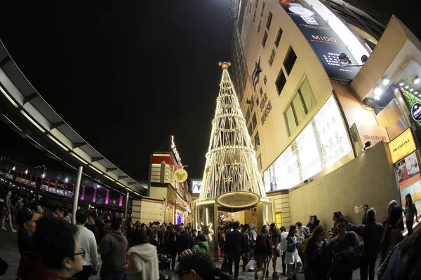 Decorações Natal Hong Kong 2015 — Fotografia de Stock