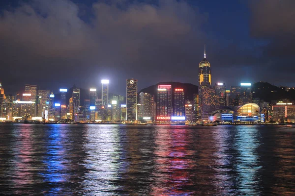 Panorámát Hong Kong Skyline — Stock Fotó