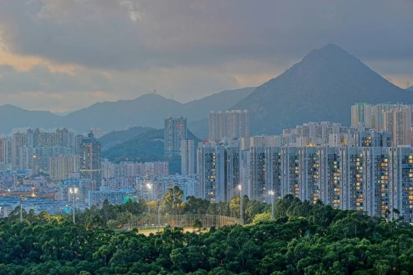 Yau Tong Utsikt Över Hong Kong City — Stockfoto
