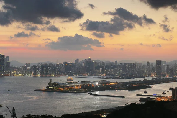 Yau Tong Pohled Město Hong Kong — Stock fotografie