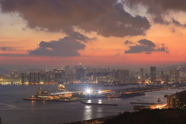 Yau Tong Vista Della Città Hong Kong — Foto Stock