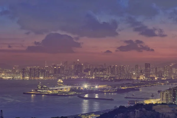 Yau Tong Vista Della Città Hong Kong — Foto Stock