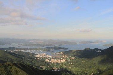 Hebe Haven kowloon tepe görünümü, sai kung