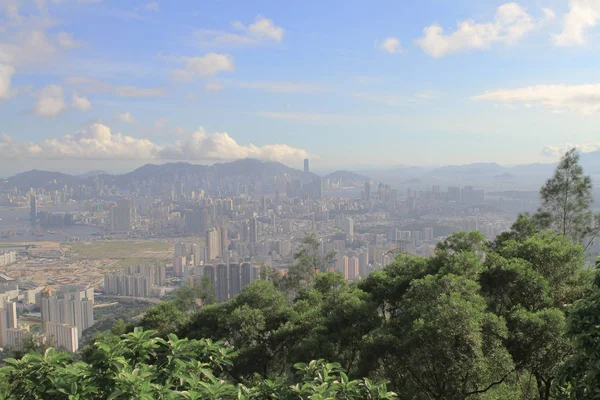 Hong Kong Kowloon Tepe Veya Fei Ngor Shan Gün Batımı — Stok fotoğraf