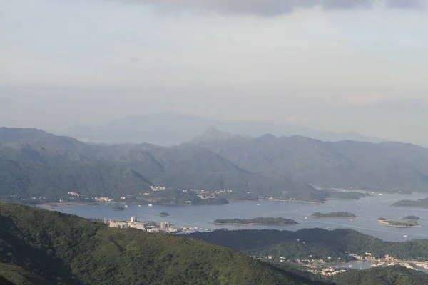 Kotloon Gipfel Blick Auf Hebe Haven Sai Kung — Stockfoto