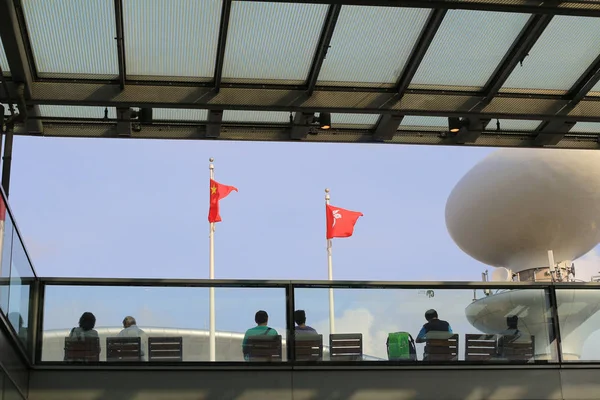 Kai Tak Cruise Terminal Abre Sitio Del Antiguo Aeropuerto Kai — Foto de Stock